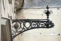 Cast iron bracket for a gas lamp, Vienna