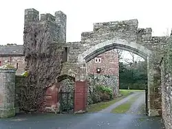 Image 38Gateway to the College at Kirkoswald (from History of Cumbria)