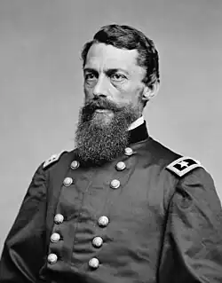 photo of a Union civil war officer with a beard