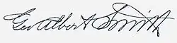 Signature of George Albert Smith