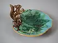 Squirrel nut dish, 1869, naturalistic style