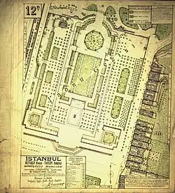 Taksim Gezi Park Map, 1943