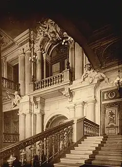 Grand Staircase, the palace's ceremonial entrance from Schlüterhof