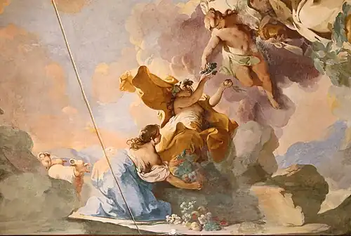 Triumph of Bacchus, Villa Puccini, Scornio