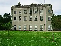 Later mansion at Glin (country house) built outside the village in the late 18th century