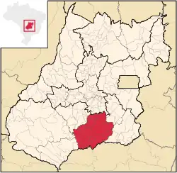 Location in Goias state