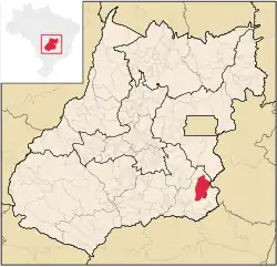 Location in Goiás state