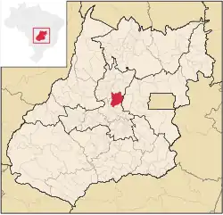 Location in Goiás state