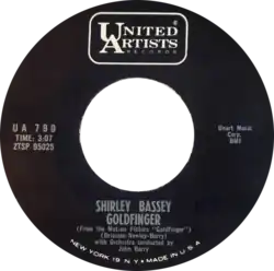 A-side label of the US single