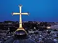 Golgotha Crucifix, Church of the Holy Sepulcher in Jerusalem