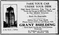 Grant Building advertisement from 1930