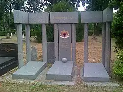 The former grave of Zog of Albania