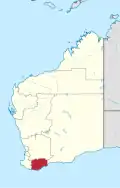 Location of Great Southern