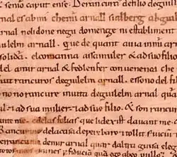 Catalan text on a piece of old paper.