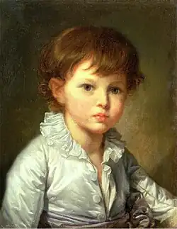 Portrait of Count Stroganov as a Child, 1778