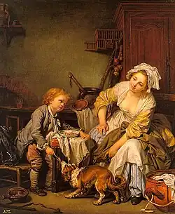 Jean-Baptiste Greuze, The Spoiled Child, c. 1765