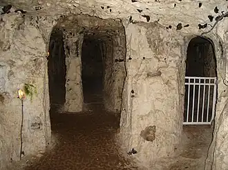 Chapel in the underground city of Naours