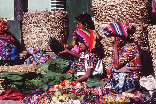 Indigenous people near Lake Atitlán