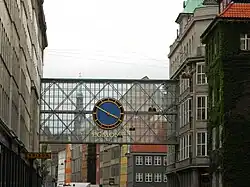 Egmont clock sign in Copenhagen (1935)