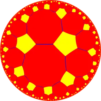 Truncated order-5 hexagonal tiling