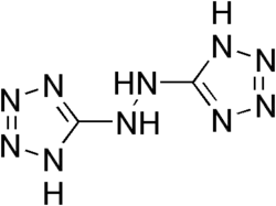 Skeletal formula of a minor tautomer of HBT