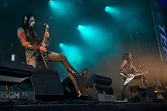Archgoat performing at Hellfest 2022