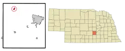 Location of Cairo, Nebraska