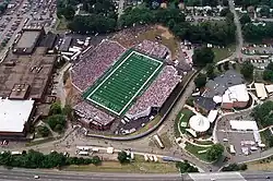 Image 13Tom Benson Hall of Fame Stadium with the Hall of Fame in lower right (from Pro Football Hall of Fame)