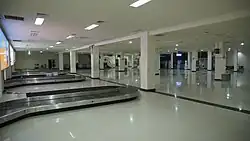 Baggage claim area