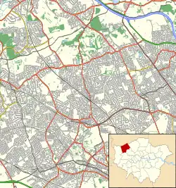 Bentley Priory is located in London Borough of Harrow
