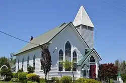 Former Methodist church at Hartsburg