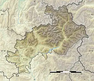 Lac d'Orcières-Merlette is located in Hautes-Alpes