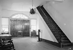 View of plasterwork and stairs