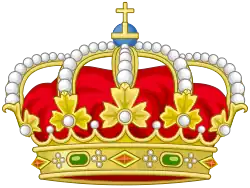 Sovereign – Royal Crown of Spain Design of the national arms