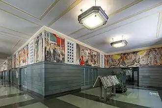 Side lobby of Rincon Annex (parallel to Spear)