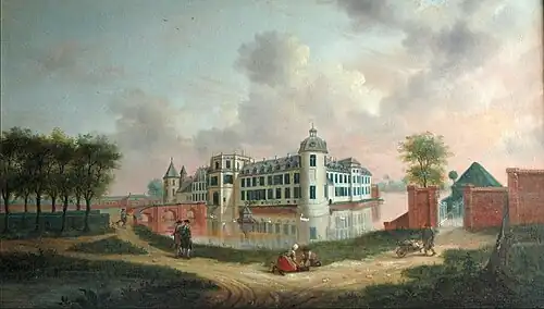 The castle after the renovations by the princes of Salm (2nd half of the 18th century)