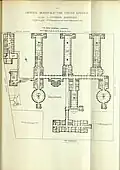 First Floor plan of the third incarnation of the infirmary