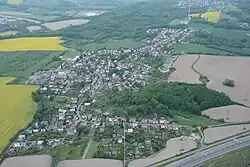 Areal view of Hošťálkovice