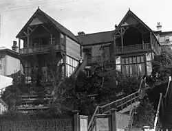 View of a two-storey house