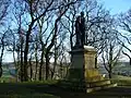 Statue of Lord Carlisle on Brampton Motte