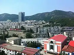 Huaibei, easterly view, taken from the twelfth floor of the Xiangwangfu Hotel