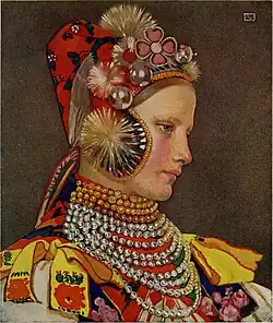 Slovak girl, 1909