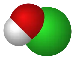 hypochlorous acid space filling
