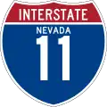 Interstate 11 marker