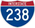 Interstate 238 shield