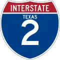Interstate 2 marker