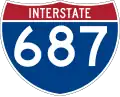 Interstate 687 marker