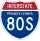 Interstate 80S marker