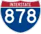 Interstate 878 marker