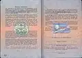 Information page of a Marshallese passport.